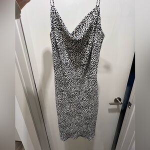 Express size M slip dress - animal print